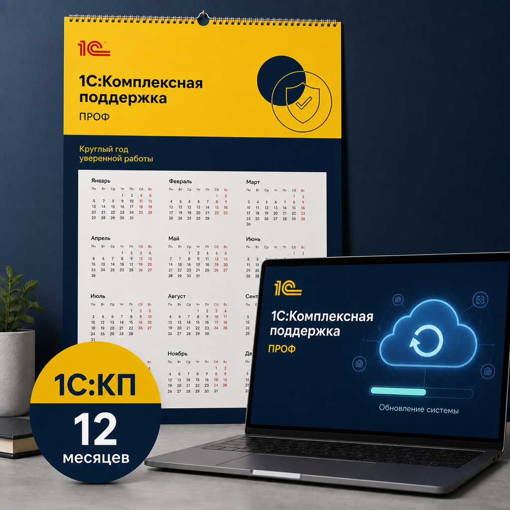 1С:КП ПРОФ на 12 месяцев